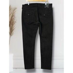 True Religion Rocco Flap Pockets Skinny Men’s W38 L34 Black Stretch Jeans